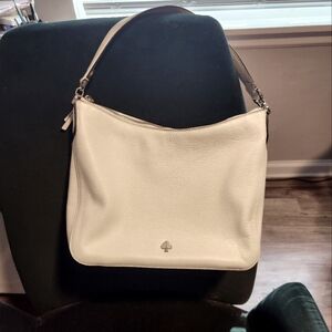 Kate Spade Two Way White Leather Shoulder Bag